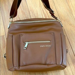 Fawn Design Mini Brown Diaper Bag Azaria Nordstrom Vegan Leather Bookbag